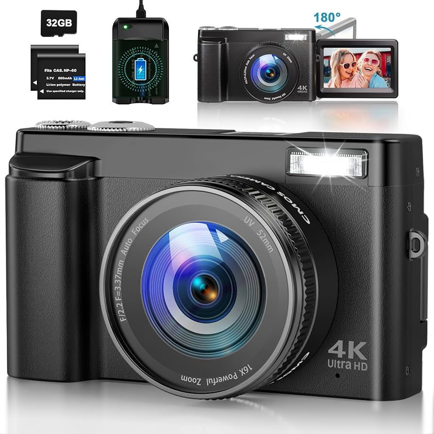 4K Digital Camera for Photography Autofocus, 2024 Latest 48MP Vlogging Camera for YouTube - Image 3
