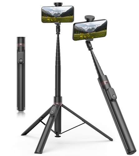 TONEOF 67" Cell Phone Selfie Stick Tripod,Smartphone Stand All-in-1 - Image 3