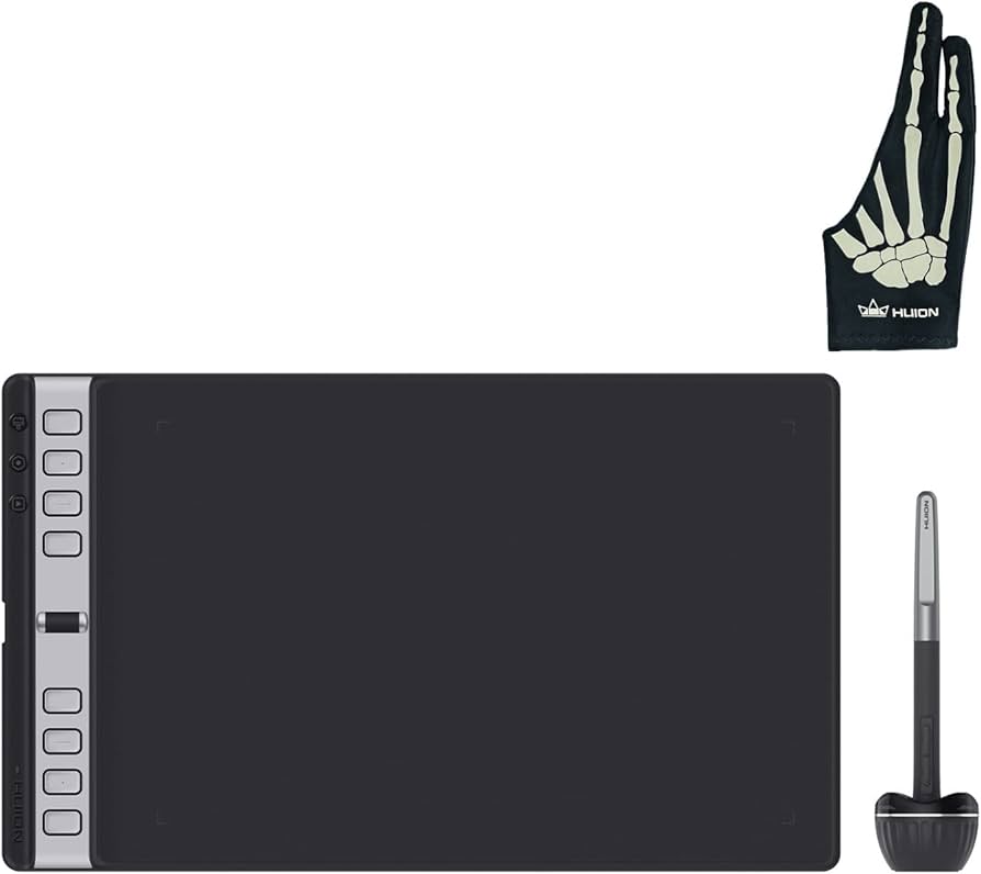 2023 HUION Inspiroy 2 Large Drawing Tablet, 10x6inch Art Tablet with Scroll Wheel 3-Set 8